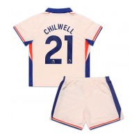 Camiseta Chelsea Ben Chilwell #21 Segunda Equipación Replica 2024-25 para niños mangas cortas (+ Pantalones cortos)